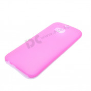 Protective Slim Case - тънък полимерен кейс (0.3 mm) за HTC ONE 2 M8 (розов) 2