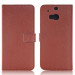 Wallet Flip Case - кожен калъф, тип портфейл и поставка за HTC ONE 2 M8 (кафяв) 1