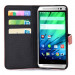 Wallet Flip Case - кожен калъф, тип портфейл и поставка за HTC ONE 2 M8 (кафяв) 4