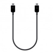Samsung Power Sharing Cable EP-SG900UB - microUSB кабел за зареждане на едно устройство от друго (черен)