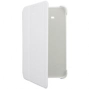 Samsung Diary Case - хибриден кожен калъф и поставка за Samsung Galaxy Tab 3 7.0 Lite SM-T110 (бял)