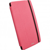 Krusell Malmö Tablet Case Universal S - универсален кожен калъф и поставка за таблети от 6 до 7.9 инча (розов)