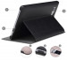 Rock Excel Flip Case - кожен калъф, тип портфейл и поставка за Lenovo S930 (черен) 3