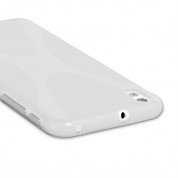 X-Line Cover Case - силиконов (TPU) калъф за HTC Desire 816 (прозрачен-мат) 3