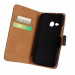 Wallet Flip Case - кожен калъф, тип портфейл и поставка за HTC ONE 2 M8 Mini (бял) 4