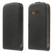 Leather Flip Case - вертикален кожен калъф за HTC ONE 2 M8 Mini (черен) 1
