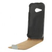 Leather Flip Case - вертикален кожен калъф за HTC ONE 2 M8 Mini (бял) 1