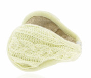 KitSound Earmuffs Knitted White - плетени ушанки с вградени слушалки за iPhone и мобилни устройства (бял)
