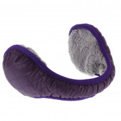 KitSound Earmuffs Knitted - плетени ушанки с вградени слушалки за iPhone и мобилни устройства (лилав)