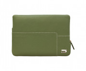 Urbano Genuine Premium Cowhide Sleeve - кожен калъф (естествена кожа) за MacBook Air 13 и лаптопи до 13 ин. (зелен)