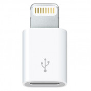 Apple Lightning to microUSB Adapter - оригинален адаптер за iPhone, iPad и iPod с Lightning (bulk)