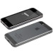 Ultra-Slim Case - тънък силиконов (TPU) калъф (0.3 mm) за iPhone 5, iPhone 5S, iPhone SE (черен-прозрачен) 3