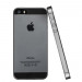 Ultra-Slim Case - тънък силиконов (TPU) калъф (0.3 mm) за iPhone 5, iPhone 5S, iPhone SE (черен-прозрачен) 1
