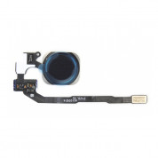 OEM Home Button Key Cable Fingerprint Touch ID - резервен лентов кабел за Home бутона с Touch ID бутона за iPhone 5S (черен)