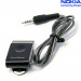 Nokia Audio Adapter AD-56 - оригинален адаптер (преходник) от 3.5mm към 2.5mm за Nokia мобилни телефони 1