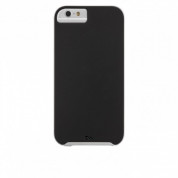 CaseMate Slim Tough Case - кейс с висока защита за iPhone 8, iPhone 7, iPhone 6S, iPhone 6 (черен-сребрист)