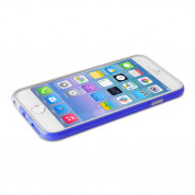 Puro Bumper Frame - силиконов бъмпер за iPhone 6 Plus, iPhone 6S Plus (син) 6