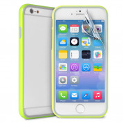 Puro Bumper Frame - силиконов бъмпер за iPhone 6 Plus, iPhone 6S Plus (зелен)