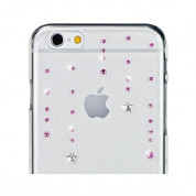 Bling My Thing Wish Pink Mix - поликарбонатов кейс с кристали Сваровски за iPhone 6, iPhone 6S (прозрачен) 3