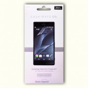 CaseMate Screen Protector - прозрачни защитни покрития за Sony Xperia Z3 Compact (три броя) 1