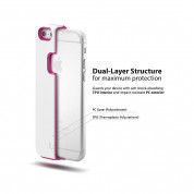 iLuv Regatta Dual Layer case - удароустойчив хибриден кейс за iPhone 6, iPhone 6S (бял) 2