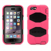 Griffin Survivor Extreme-Duty Case for iPhone 6, iPhone 6S (pink-black)