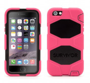 Griffin Survivor Extreme-Duty Case for iPhone 6 Plus, iPhone 6S Plus (pink-black)