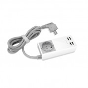 Macally UniStrip2 USB Wall Charger & AC outlet - AC контакт и захранване с 4 USB изхода в едно за мобилни устройства 3