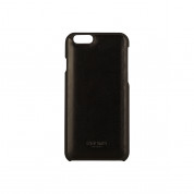 Knomo Leather Case - кожен (естествена кожа) кейс за iPhone 6, iPhone 6S (черен)