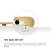 Elago S6 Slim Fit Case + HD Clear Film - качествен кейс и HD покритие за iPhone 6, iPhone 6S (жълт) 7