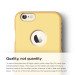Elago S6 Slim Fit Case + HD Clear Film - качествен кейс и HD покритие за iPhone 6, iPhone 6S (жълт) 3