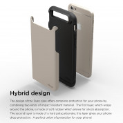 Elago S6 Duro Case - уникален удароустойчив хибриден кейс + HD покритие за iPhone 6, iPhone 6S (златист) 8
