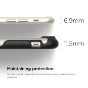 Elago S6 Duro Case - уникален удароустойчив хибриден кейс + HD покритие за iPhone 6, iPhone 6S (златист) 5