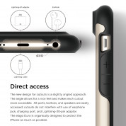 Elago S6 Duro Case - уникален удароустойчив хибриден кейс + HD покритие за iPhone 6, iPhone 6S (златист) 1