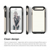 Elago S6 Duro Case - уникален удароустойчив хибриден кейс + HD покритие за iPhone 6, iPhone 6S (златист) 2