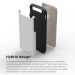 Elago S6 Duro Case - уникален удароустойчив хибриден кейс + HD покритие за iPhone 6, iPhone 6S (бял) 8