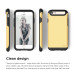 Elago S6 Duro Case - уникален удароустойчив хибриден кейс + HD покритие за iPhone 6, iPhone 6S (жълт) 6