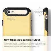 Elago S6 Duro Case - уникален удароустойчив хибриден кейс + HD покритие за iPhone 6, iPhone 6S (жълт) 2