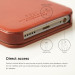 Elago S6 Leather Flip Case Limited Edition - луксозен кожен калъф от естествена кожа + HD покритие за iPhone 6, iPhone 6S 4