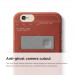Elago S6 Leather Pocket Case Limited Edition - луксозен кожен калъф от естествена кожа + HD покритие за iPhone 6, iPhone 6S 4