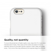 Elago S6 Slim Fit 2 Case + HD Clear Film - качествен кейс и HD покритие за iPhone 6 (бял) 6