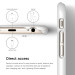 Elago S6 Slim Fit 2 Case + HD Clear Film - качествен кейс и HD покритие за iPhone 6 (бял) 9