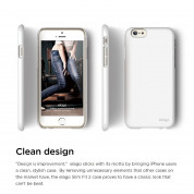Elago S6 Slim Fit 2 Case + HD Clear Film - case and screen film for iPhone 6 (white) 2