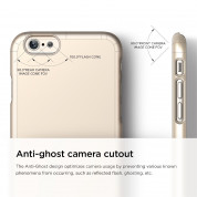 Elago S6 Slim Fit 2 Case + HD Clear Film - качествен кейс и HD покритие за iPhone 6, iPhone 6S (златист) 7