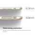 Elago S6 Slim Fit 2 Case + HD Clear Film - качествен кейс и HD покритие за iPhone 6, iPhone 6S (златист) 5