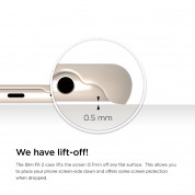 Elago S6 Slim Fit 2 Case + HD Clear Film - качествен кейс и HD покритие за iPhone 6, iPhone 6S (златист) 2
