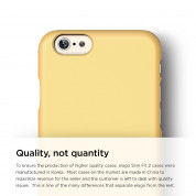 Elago S6 Slim Fit 2 Case + HD Clear Film - качествен кейс и HD покритие за iPhone 6, iPhone 6S (жълт) 4