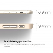Elago S6 Outfit Aluminum + HD Clear Film - алуминиев кейс и HD покритие за iPhone 6, iPhone 6S (златист) 6