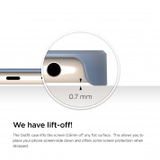 Elago S6 Outfit Aluminum + HD Clear Film - алуминиев кейс и HD покритие за iPhone 6, iPhone 6S (син-сребрист) 8