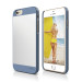 Elago S6 Outfit Aluminum + HD Clear Film - алуминиев кейс и HD покритие за iPhone 6, iPhone 6S (син-сребрист) 1